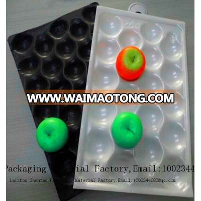 Plastic Fruit Insert Tray Stacked Packing Disposable Divided Blister Foam Apple Tray