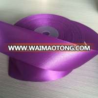 Hot Full Single Color Customized Width Christmas Decoration Ribbon